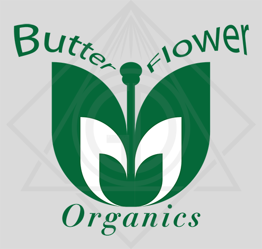 Butter Flower Organics logo design