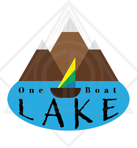 One Boat Lake logo design