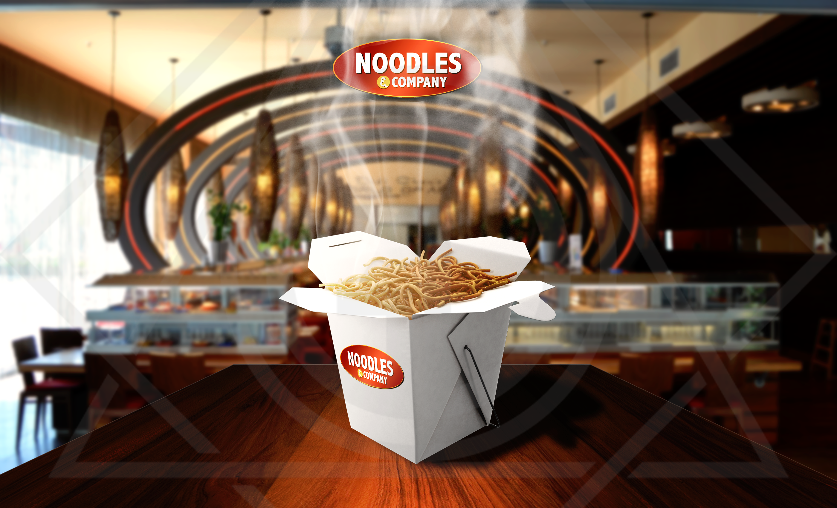 Graphic Design Noodles and Company Ad concept art