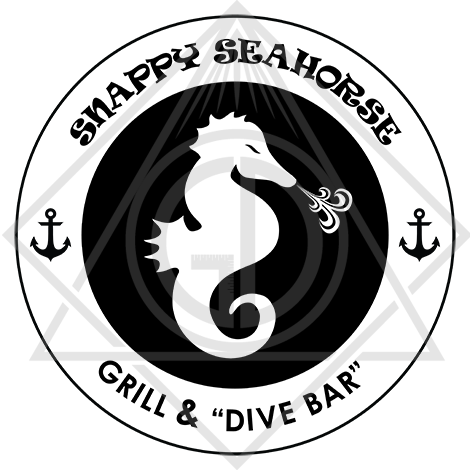 Snappy Seahorse logo design