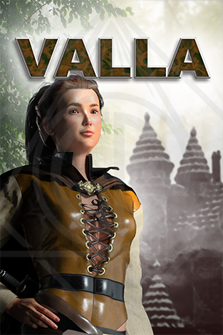 Valla 3D animation movie poster concept art